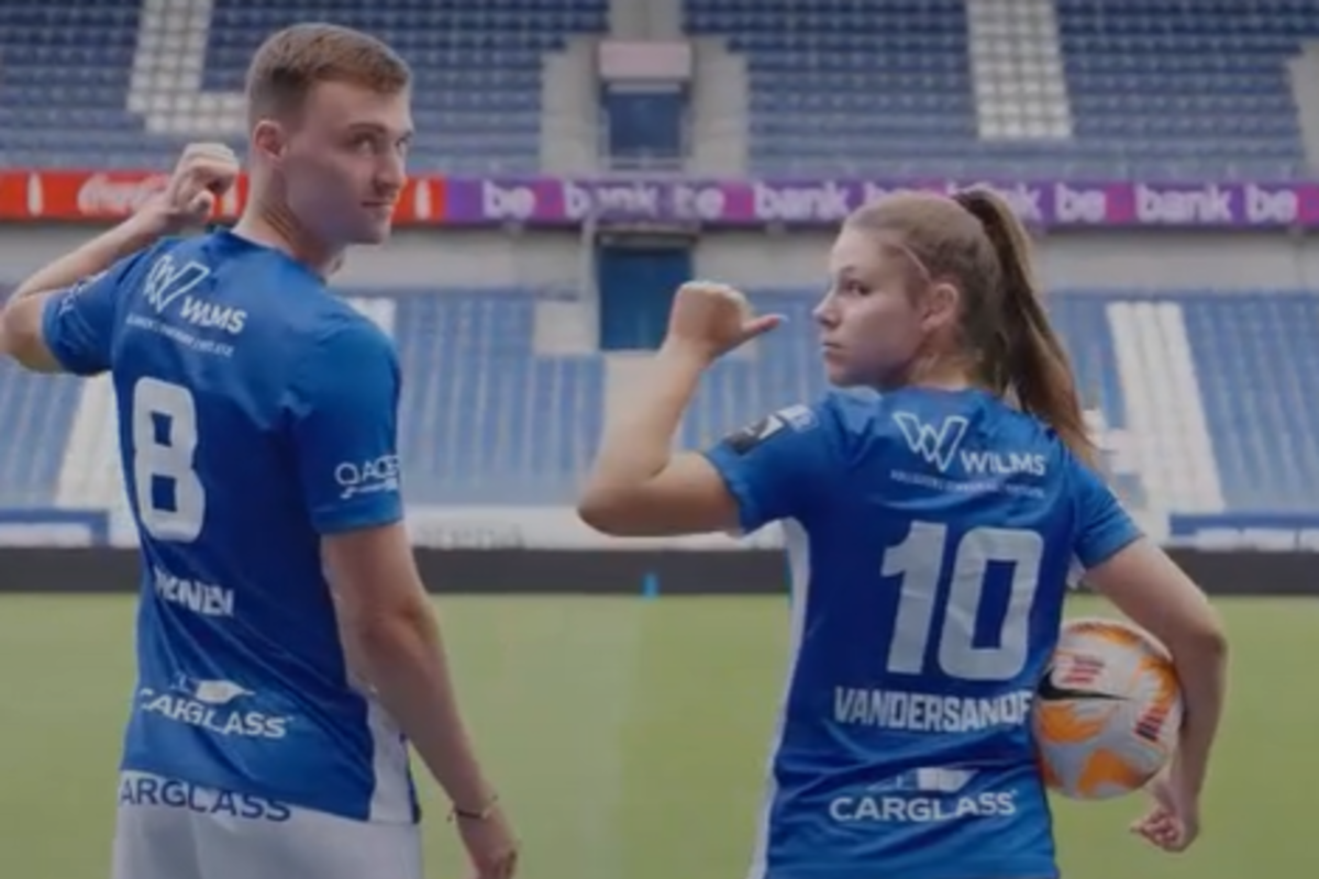 Voortaan prijkt Wilms zowel op de T-shirts van de dames als van de heren