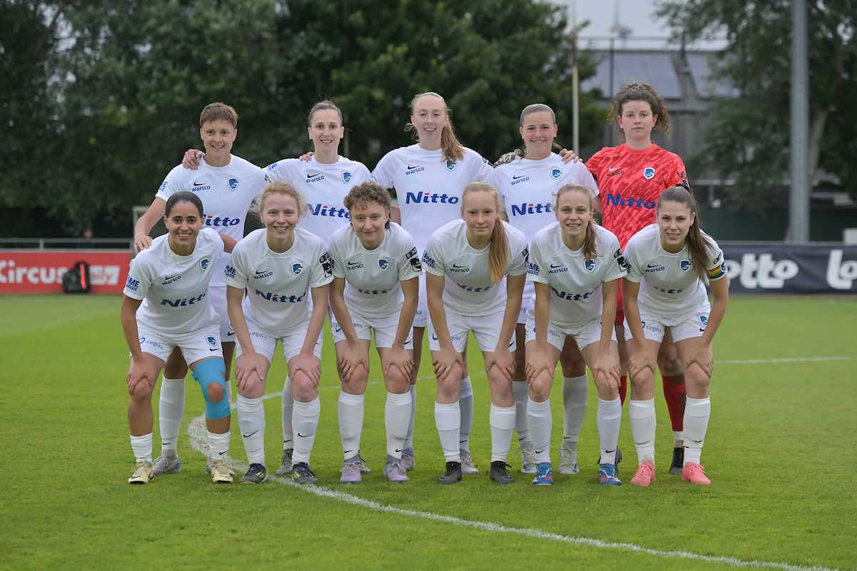 KRC Genk Ladies sluit play-off 2 af zonder nederlaag na gelijkspel in Gent