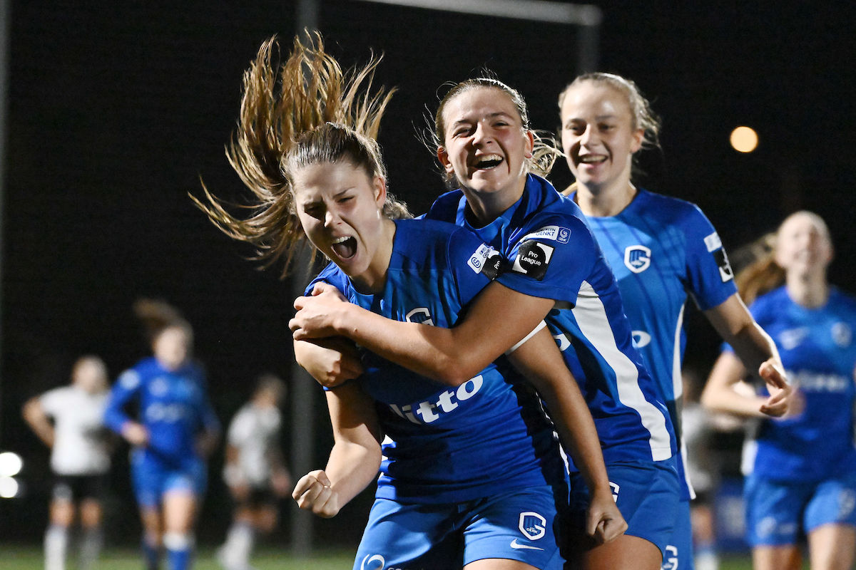 Wereldgoal Vandersanden en cruciale redding Vanhoudt bezorgen Genk Ladies zege