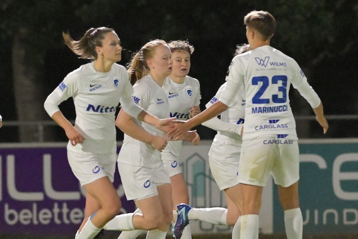 Aangename eerste oefenwedstrijd op de fandag van  de Königsblauen