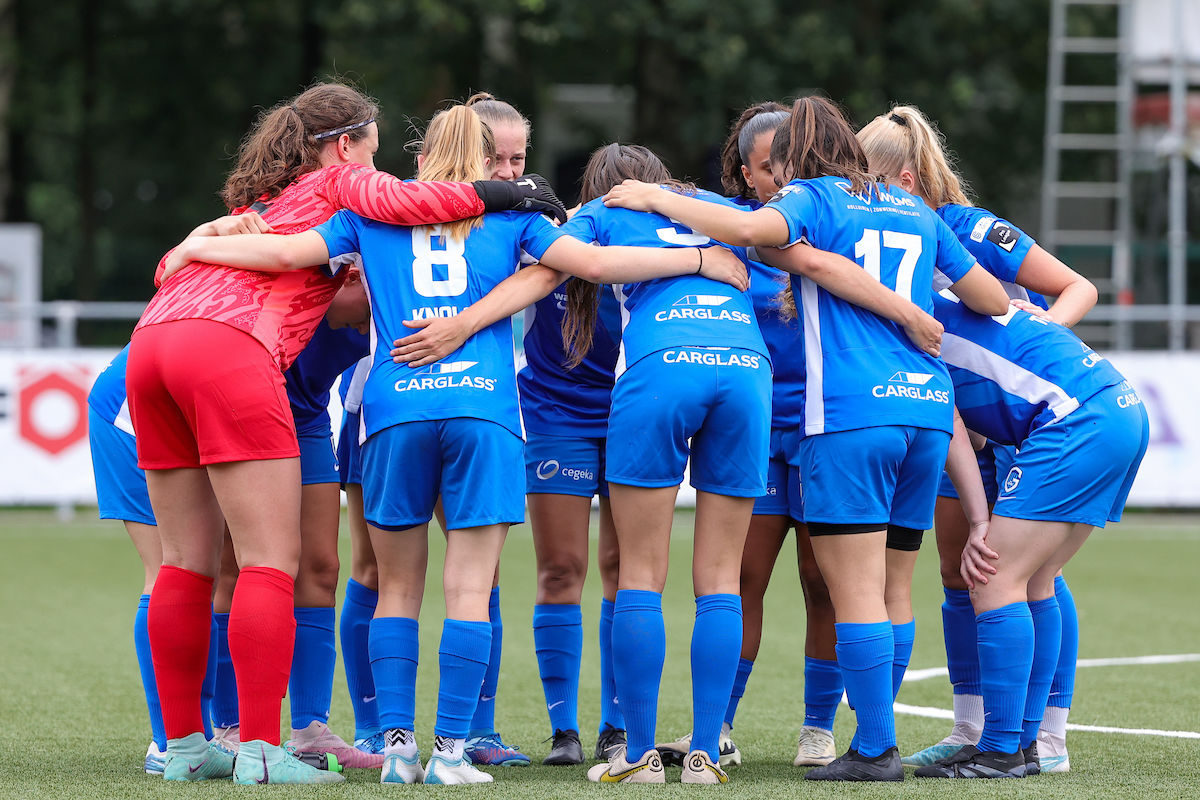 Na 5 minuten lopen Ladies achter de feiten aan