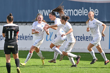 Drie goals op zes minuten: KRC Genk Ladies wint knotsgekke partij tegen Eendracht Aalst