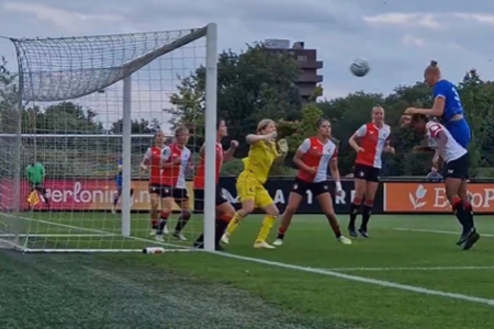 Een nipte nederlaag tegen het ambitieuze Feijenoord
