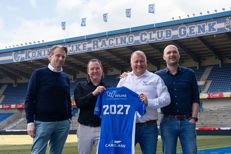Wilms hoofdsponsor van de Ladies, wordt nu ook trotse shirtsponsor KRC Genk mannen