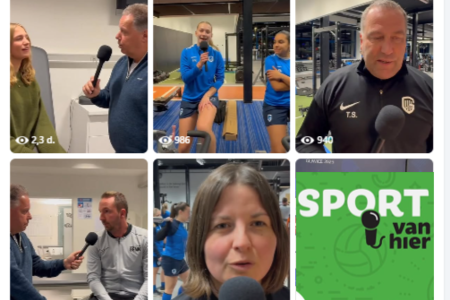 "SPORT VAN HIER" op bezoek bij KRC Genk Ladies